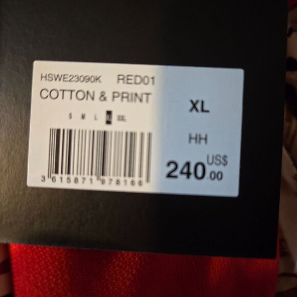 The Kooples Men's Athleisure Sportwear Casual Comfy Red "What Is?" Hoodie Sz XL - Picture 6 of 8